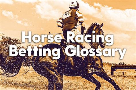 horse betting terms|Betting Terminology Explained .